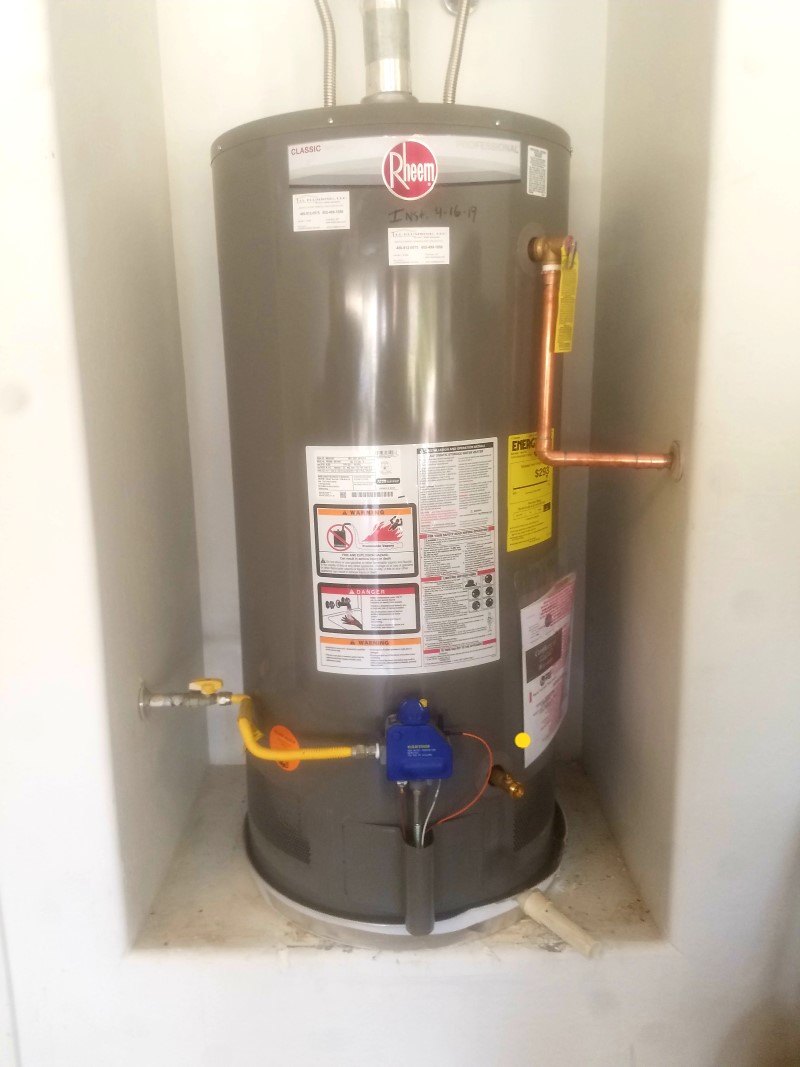Rheem Water Heater Installation In Chandler JI Plumbing